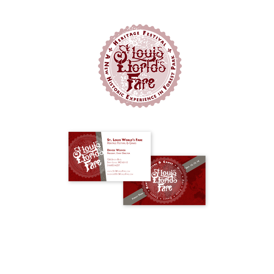 // St. Louis World's Fare  Corporate Identity & Business Card